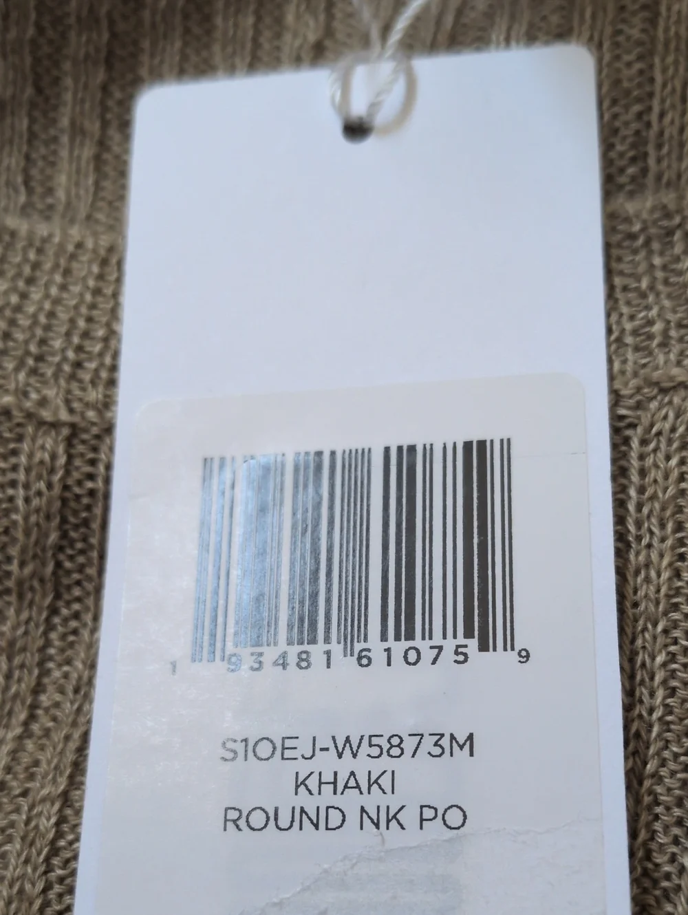 Eileen Fisher Organic Linen Longline Crew Neck Sweater XS
